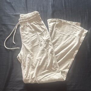 Wilfred Free Tan Straight Leg Drawstring Sweatpants